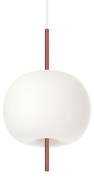 Závěsná svítidlo kdln, KUSHI 16, stmívatelné, Bílá, Obývací pokoj, Sklo, Design