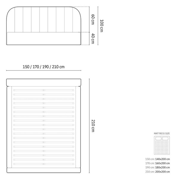 Krémová čalouněná dvoulůžková postel s úložným prostorem s roštem 200x200 cm Juno – Windsor & Co Sofas