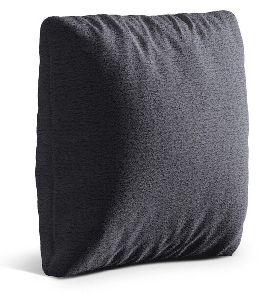 Tmavě šedý polštář na gauč z textilie bouclé Kemi – Cosmopolitan Design
