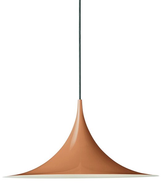 Závěsná svítidlo GUBI, Semi, stmívatelné, Hnědá / Rezavá, Obývací pokoj, Kov, Design