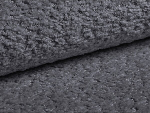 Tmavě šedý polštář na gauč z textilie bouclé Kemi – Cosmopolitan Design