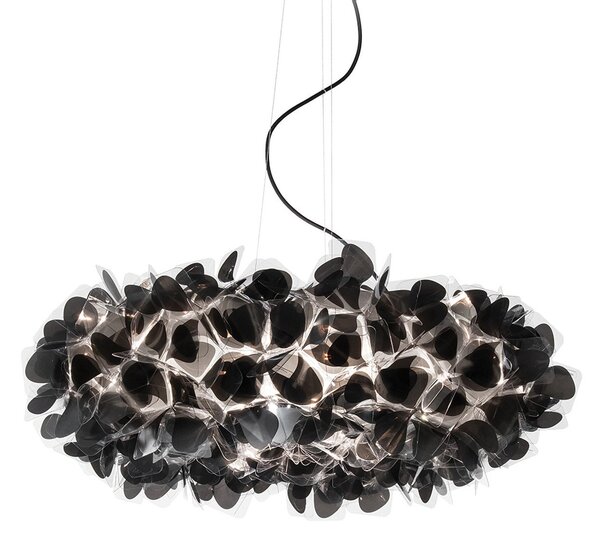 Závěsná svítidlo Slamp, Clizia Mama Non Mama, stmívatelné, Černá, Obývací pokoj, Plast, Design