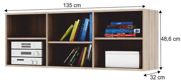 Poličkový systém Gleo Typ 12