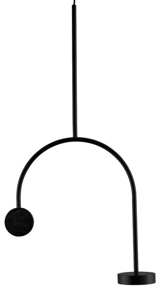 Závěsná svítidlo AYTM, Grasil, Černá, Obývací pokoj, Kov, Design
