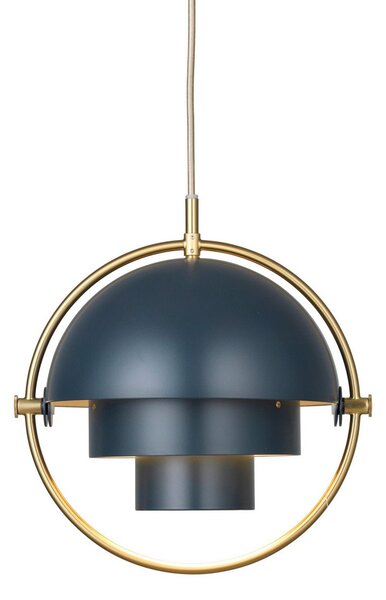 Závěsná svítidlo GUBI, Multi-Lite, stmívatelné, Modrá, Obývací pokoj, Kov, Design