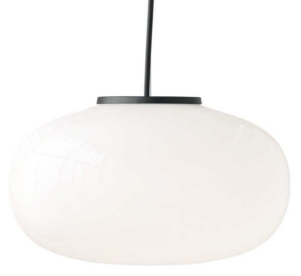 Závěsná svítidlo New Works, Karl-Johan Large, Bílá, Obývací pokoj, Sklo, Design