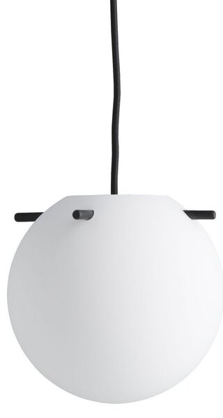 Závěsná svítidlo FRANDSEN, Koi, stmívatelné, Bílá, Obývací pokoj, Sklo, Design