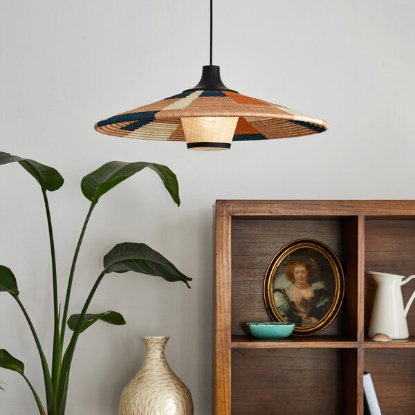 Závěsná svítidlo Forestier, Parrot M, stmívatelné, Béžová, Obývací pokoj, Design
