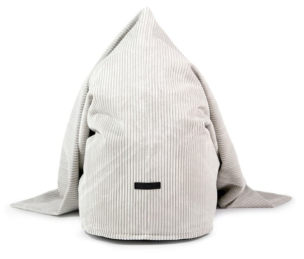 Tmavě šedý manšestrový dětský sedací vak Cocoon 120 – SLOWDOWN