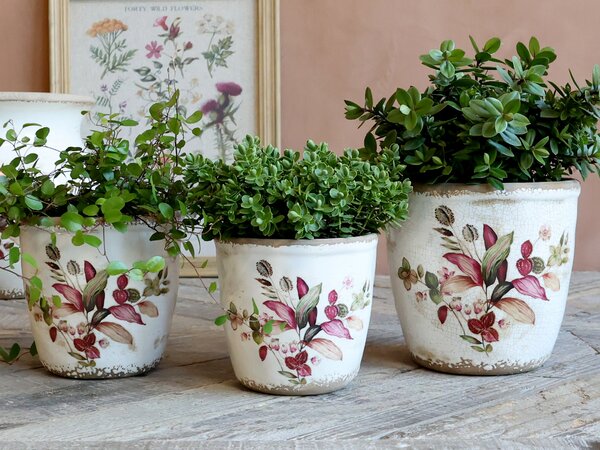 Chic Antique Obal na květiny Florac s květinovým motivem