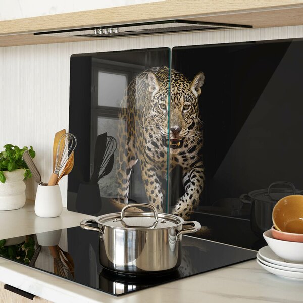 Krájecí prkénko skleněné Leopard v pohybu ddk-nr-wm-00005745