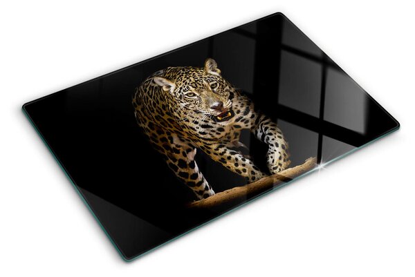 Krájecí prkénko skleněné Leopard v pohybu ddk-nr-wm-00005745