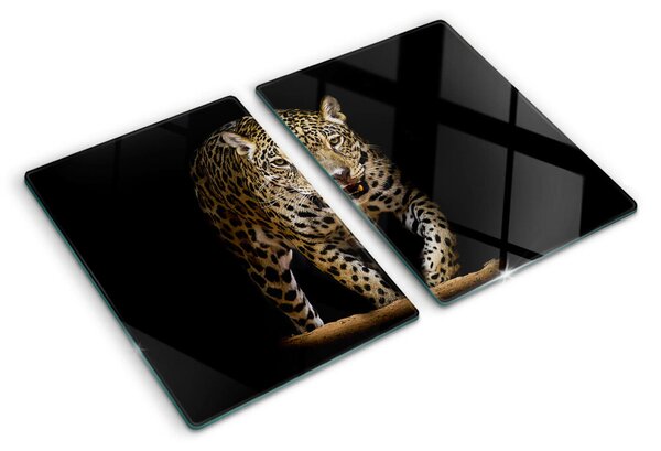 Krájecí prkénko skleněné Leopard v pohybu ddk-nr-wm-00005745