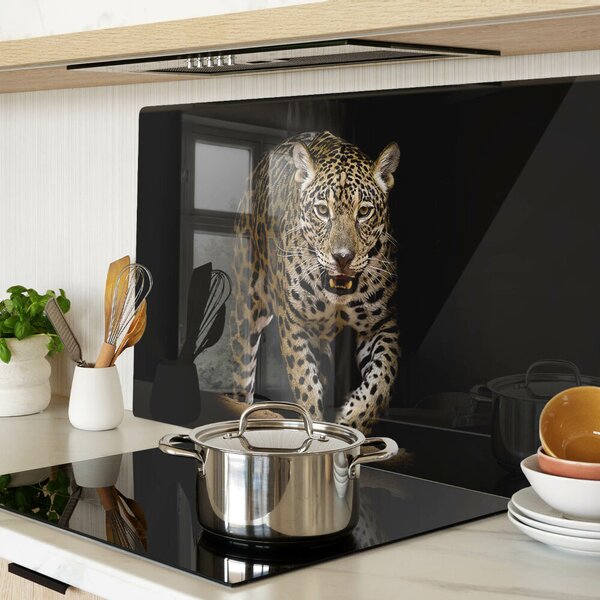 Krájecí prkénko skleněné Leopard v pohybu ddk-nr-wm-00005745