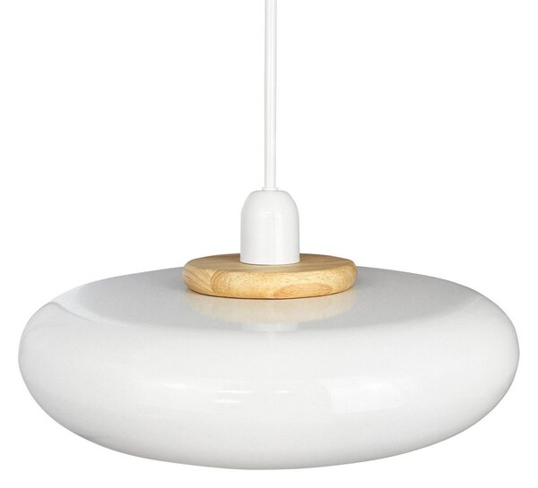 Závěsná svítidlo Dyberg Larsen, Planet, stmívatelné, Bílá, Obývací pokoj, Kov, Design