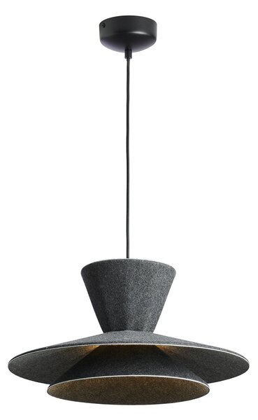 Závěsná svítidlo LOOM DESIGN, Morphic, stmívatelné, Černá, Obývací pokoj, Tkanina / Textil, Moderní