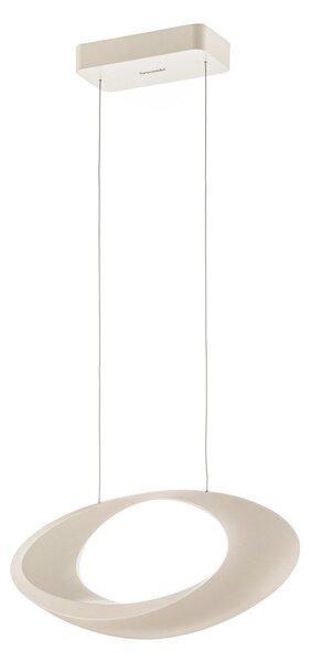 Závěsná svítidlo Artemide, Cabildo, stmívatelné, Bílá, Obývací pokoj, Kov, Design