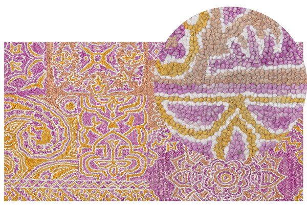 Vlněný koberec 80 x 150 cm vícebarevný AVANOS