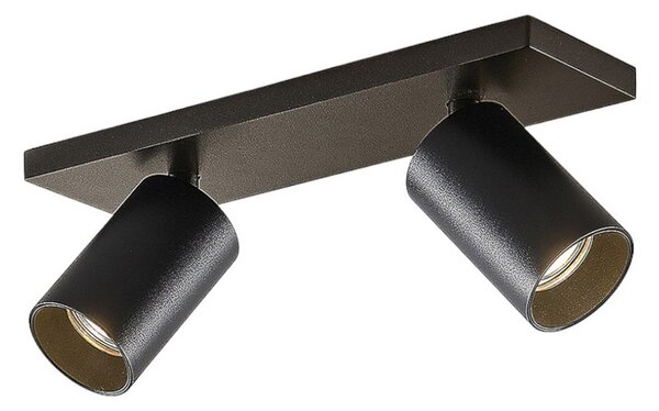 Stropní Lampa Arcchio, Brinja, stmívatelné, Černá, Chodba, Hliník, Moderní