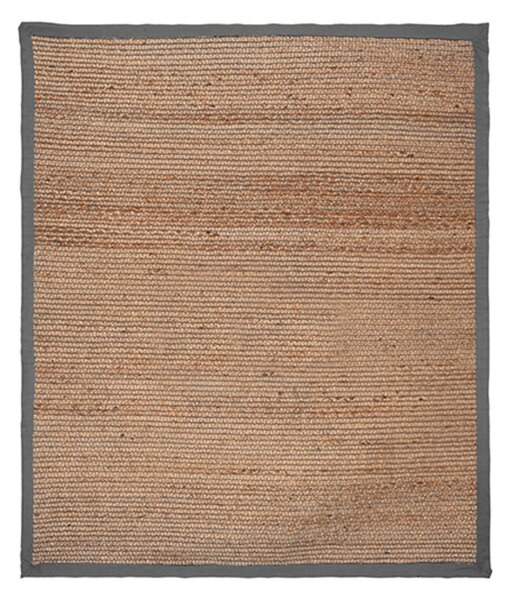LABEL51 Přírodní/šedý koberec Braos z juty, 140x160 cm