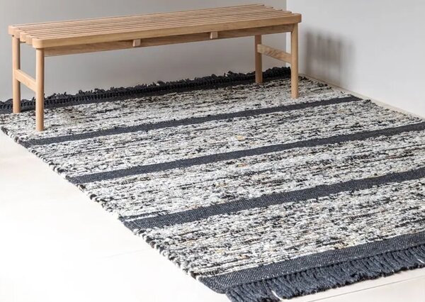 Linie Design Vlněný koberec Gorm Charcoal, uhlově šedý Rozměr: 200x300 cm