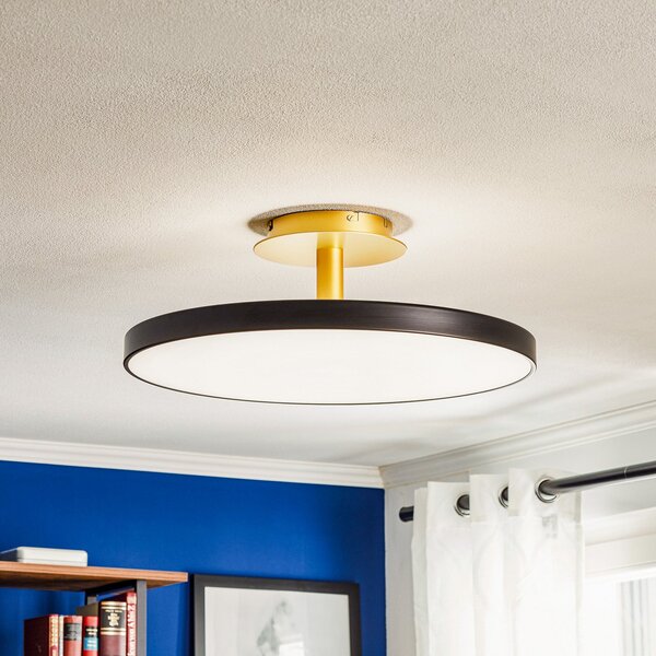 Stropní Lampa UMAGE, Asteria Up Large, stmívatelné, Černá, Obývací pokoj, Kov, Design