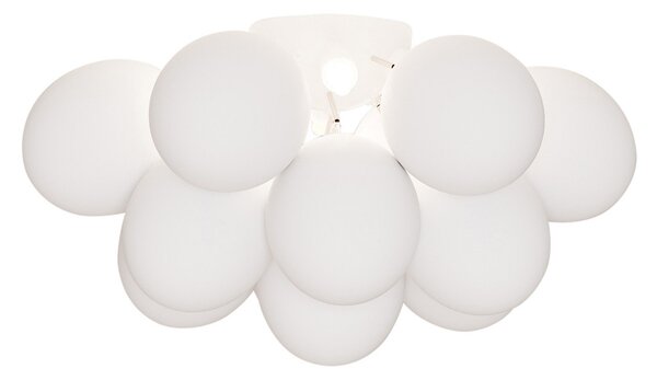 Stropní Lampa By Rydéns, Gross, stmívatelné, Bílá, Obývací pokoj, Sklo, Design