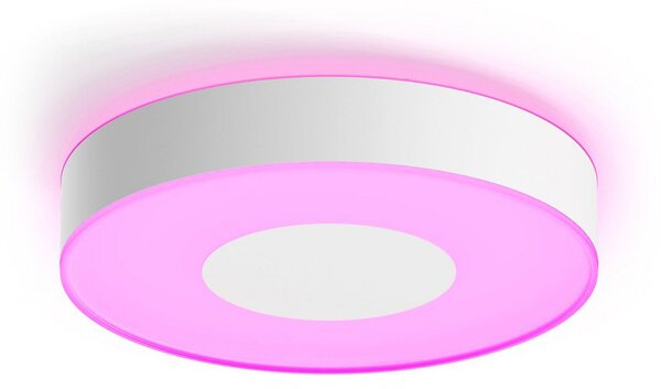 Stropní Lampa Philips Hue, Philips Hue, stmívatelné, Bílá, Obývací pokoj, Kov, Moderní