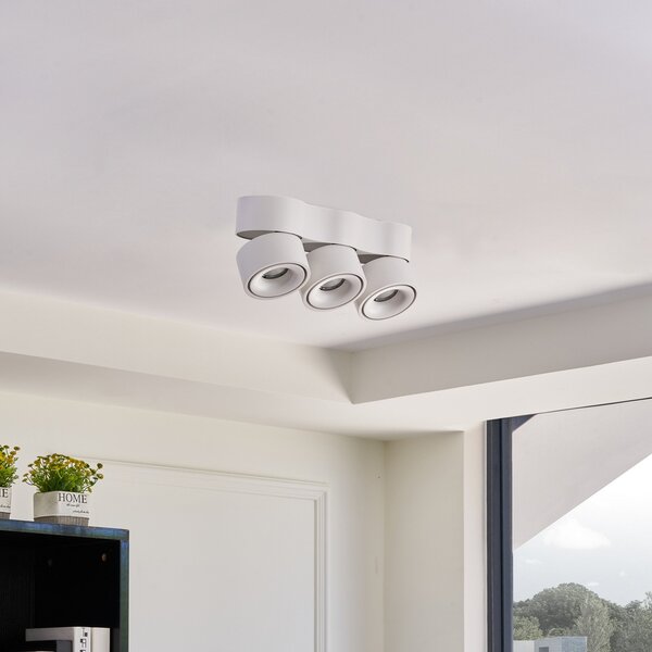 Stropní Lampa Arcchio, Rotari, stmívatelné, Bílá, Obývací pokoj, Kov, Moderní