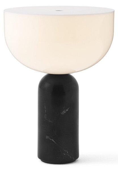 Stolní lampa New Works, Kizu Portable, stmívatelné, Černá, Obývací pokoj, Mramor, Design