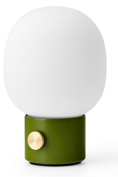 Stolní lampa Audo Copenhagen, JWDA, stmívatelné, Zelená, Obývací pokoj, Sklo, Design