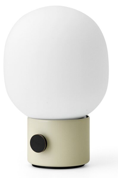 Stolní lampa Audo Copenhagen, JWDA, stmívatelné, Bílá, Obývací pokoj, Sklo, Design