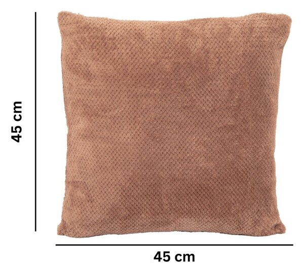 Dekorační polštář z mikroplyše 45x45 cm Pippa – Tiseco Home Studio