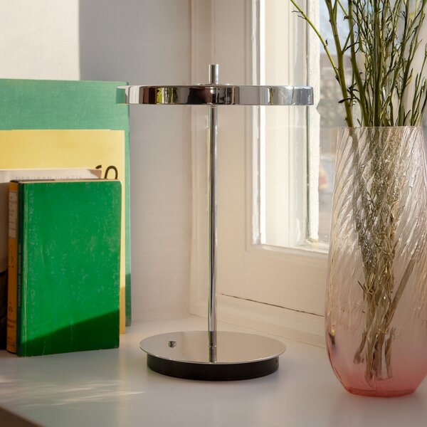 Stolní lampa UMAGE, Asteria Move, stmívatelné, Metalická, Obývací pokoj, Kov, Design