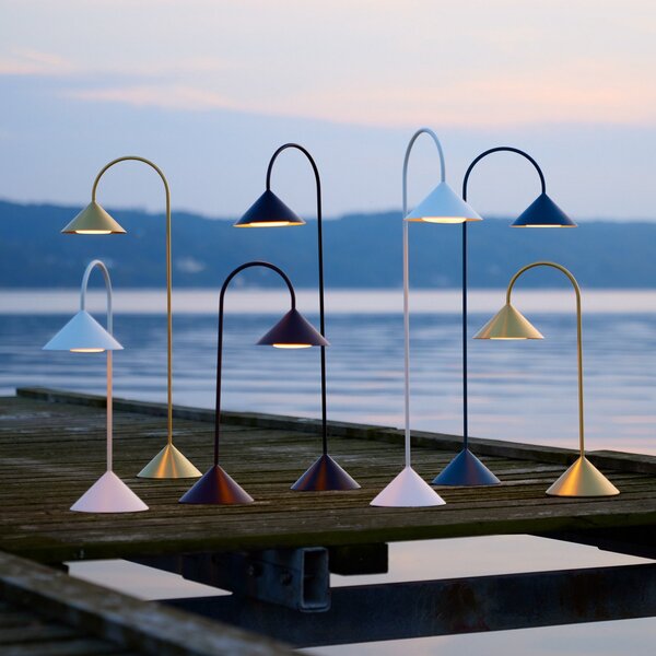 Venkovní svítidla FRANDSEN, Grasp, stmívatelné, Černá, Balkon, Kov, Design