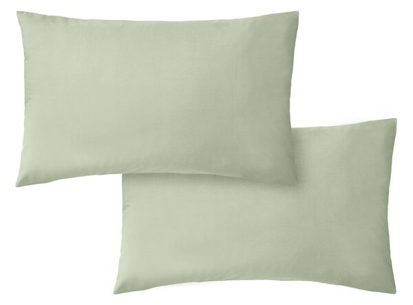 Povlaky na polštáře v sadě 2 ks z bavlněného perkálu 50x75 cm Cotton Percale – Bianca
