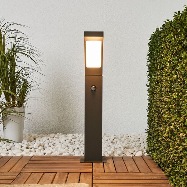 Venkovní svítidla Lucande, Juvia, Černá, Balkon, Hliník, Moderní