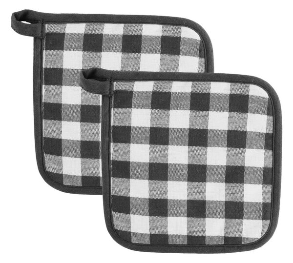 Bavlněné chňapky v sadě 2 ks Gingham – Tiseco Home Studio