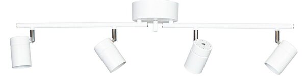 Stropní Lampa By Rydéns, Correct, stmívatelné, Bílá, Obývací pokoj, Kov, Moderní