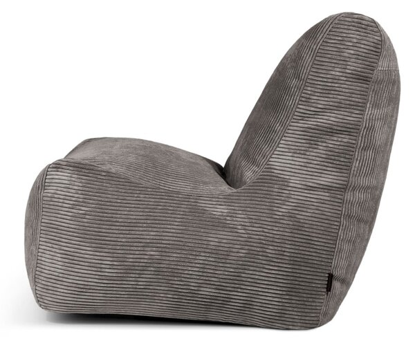 Černý manšestrový sedací vak Seat Lounge – SLOWDOWN
