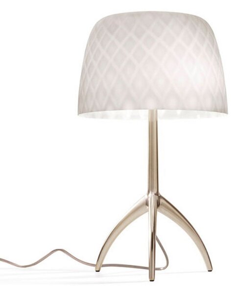 Stolní lampa Foscarini, Lumiere, Bílá, Obývací pokoj, Sklo, Design