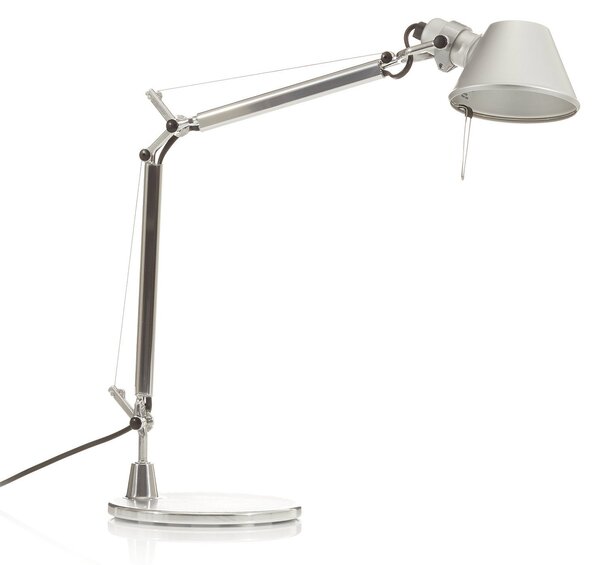Stolní lampa Artemide, Tolomeo Micro, Metalická, Pracovna, Kov, Design