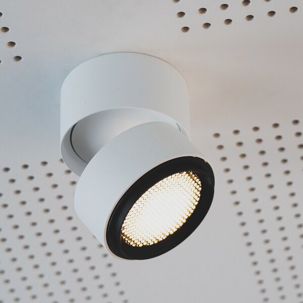 Stropní Lampa LOOM DESIGN, Ray, stmívatelné, Bílá, Obývací pokoj, Kov, Moderní