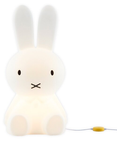Stolní lampa Mr Maria, Miffy, stmívatelné, Bílá, Dětský pokoj, Plast