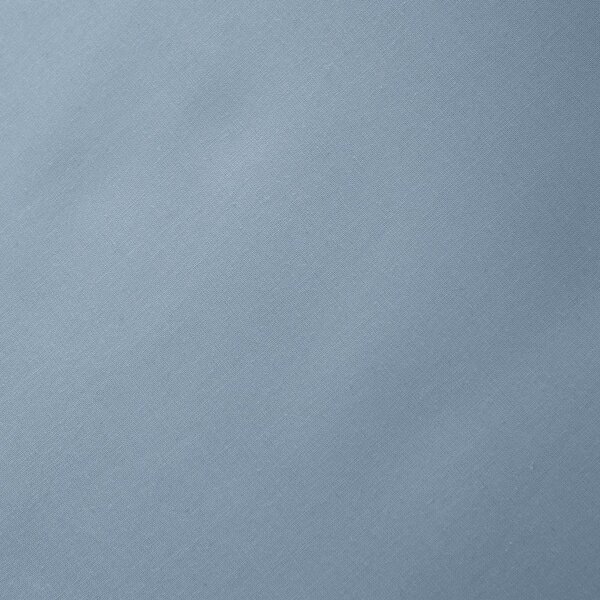 Modré napínací prostěradlo z bavlněného perkálu 90x190 cm Cotton Percale – Bianca