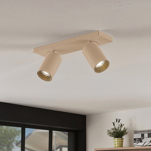 Stropní Lampa Arcchio, Brinja, stmívatelné, Hnědá / Rezavá, Chodba, Hliník, Moderní
