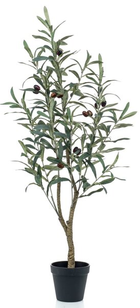 Emerald Umělý olivovník 90 cm v plastovém květináči