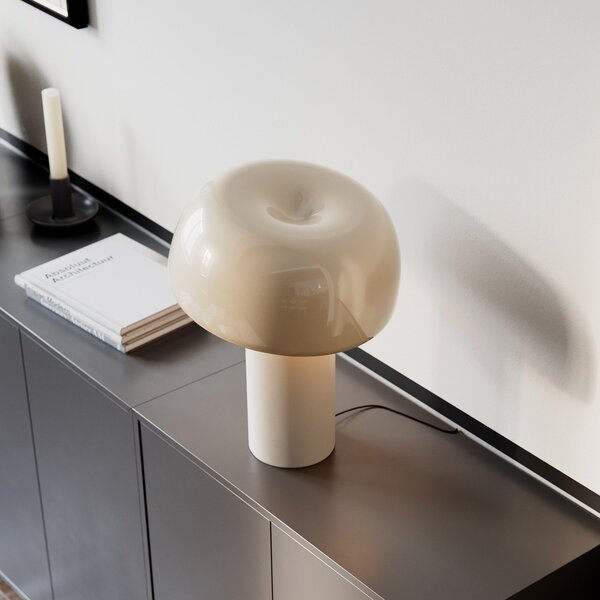 Stolní lampa By Rydéns, Lean on Me, Béžová, Obývací pokoj, Kov