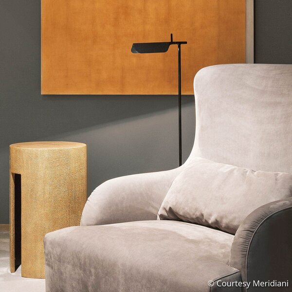 Stojací Lampa FLOS, TAB, Černá, Obývací pokoj, Kov, Design