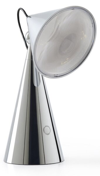 Stolní lampa Tom Dixon, POSE, stmívatelné, Metalická, Obývací pokoj, Plast, Design